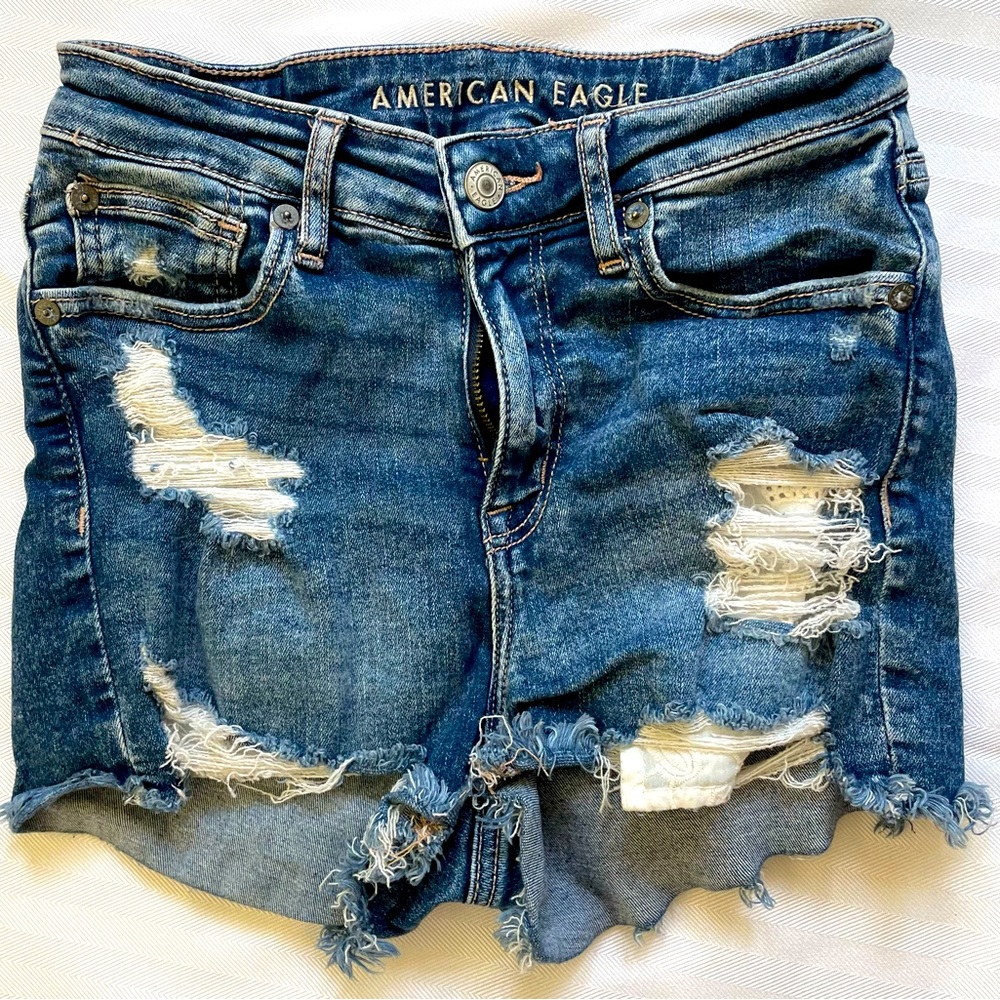 American Eagle Next Level Denim Shorts size 2